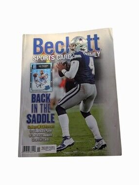 Beckett Sports Card Monthly Magazine - Featuring Dak Prescott From The Dallas Co